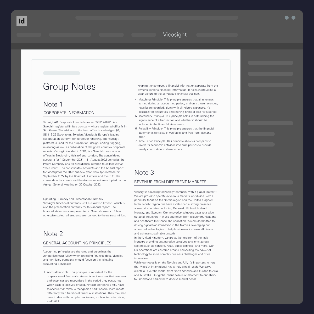 Vicosight ERP and systems integration view